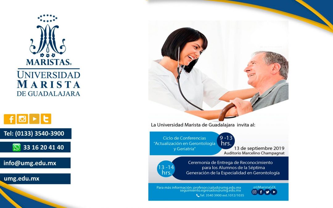 Ciclo de Conferencias sobre Gerontología y Geriatría.